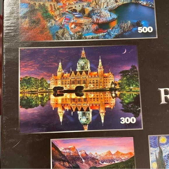 Collection of 6 jigsaw puzzles 100, 300, 500 piece, travel, art, America - Picture 2 of 8